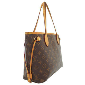 Louis Vuitton Monogram Bag Brown Tote Neverfull Leather